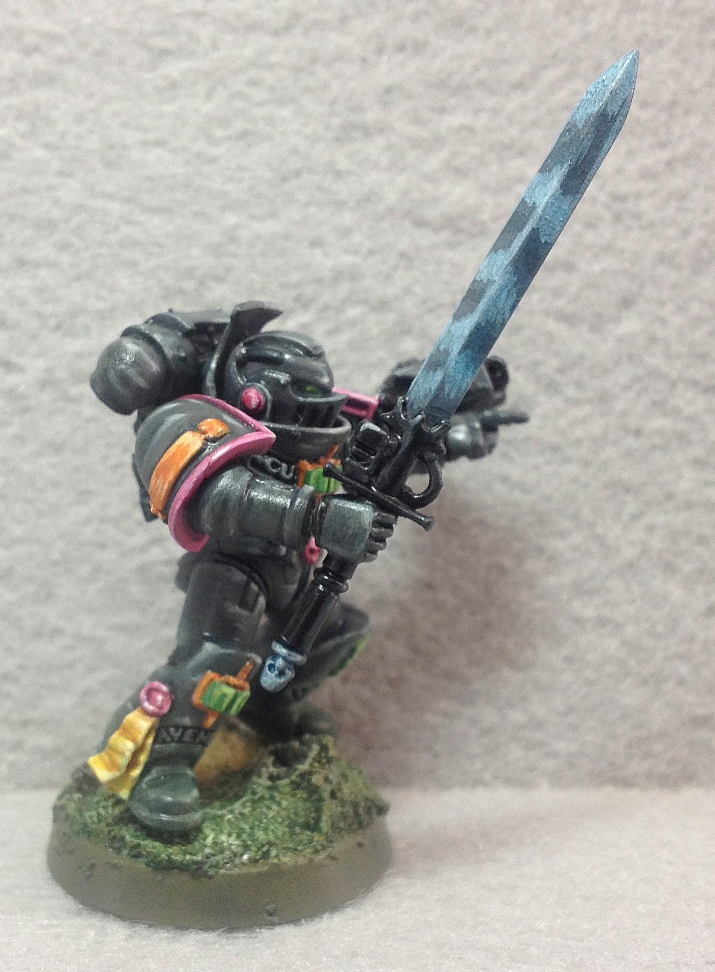 thumbnail image 2 of Warhammer 40K Grey Knights Strike Squad Torso X 5 (Games Workshop Bits - Unassembled & Unpainted) 2 of 4